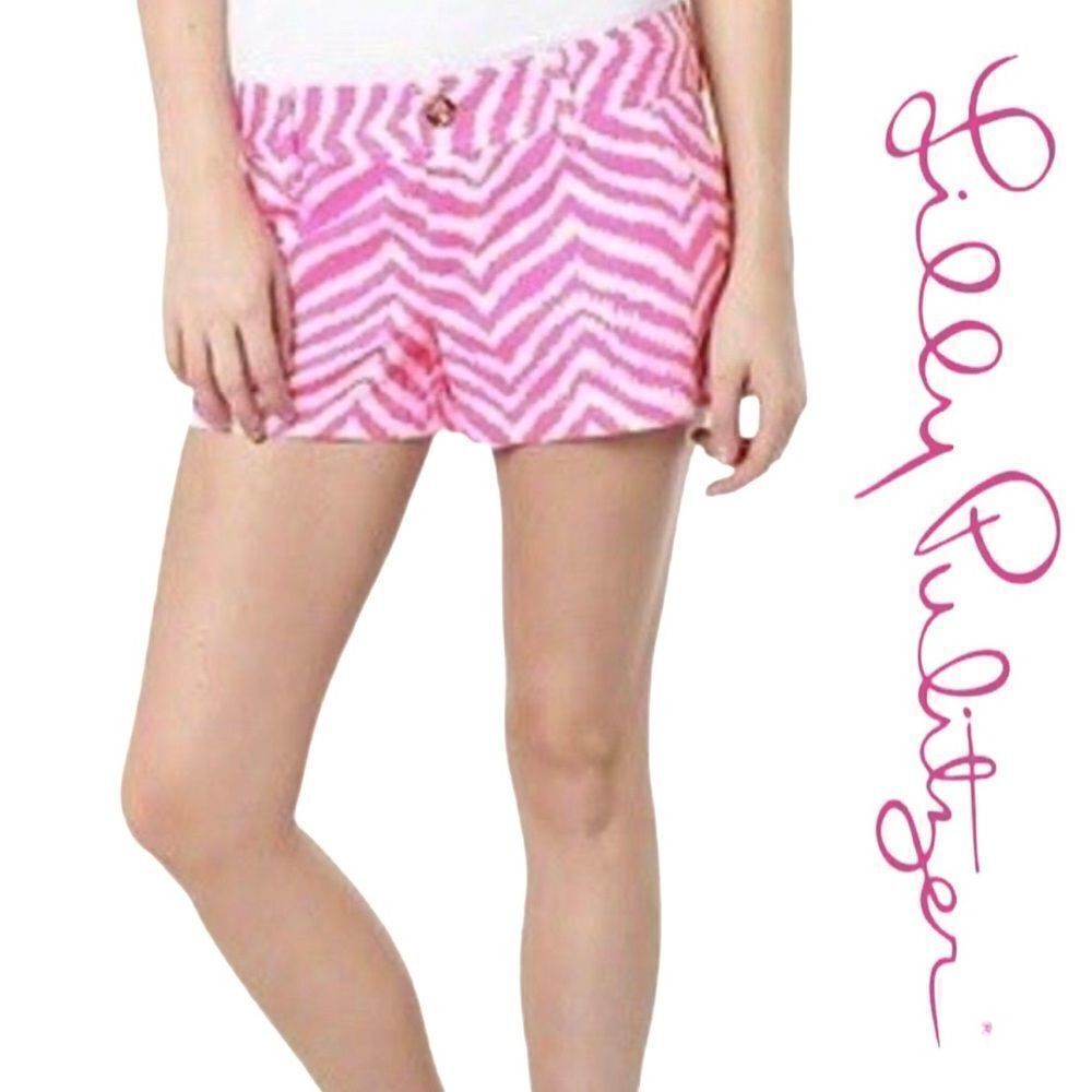 Lilly Pulitzer Walsh Shorts (Tropical Pink Zebron)